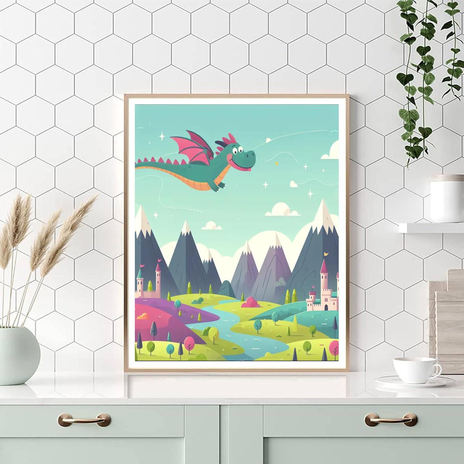 Dragon's Fantasy Quest Numbered Painting Kits