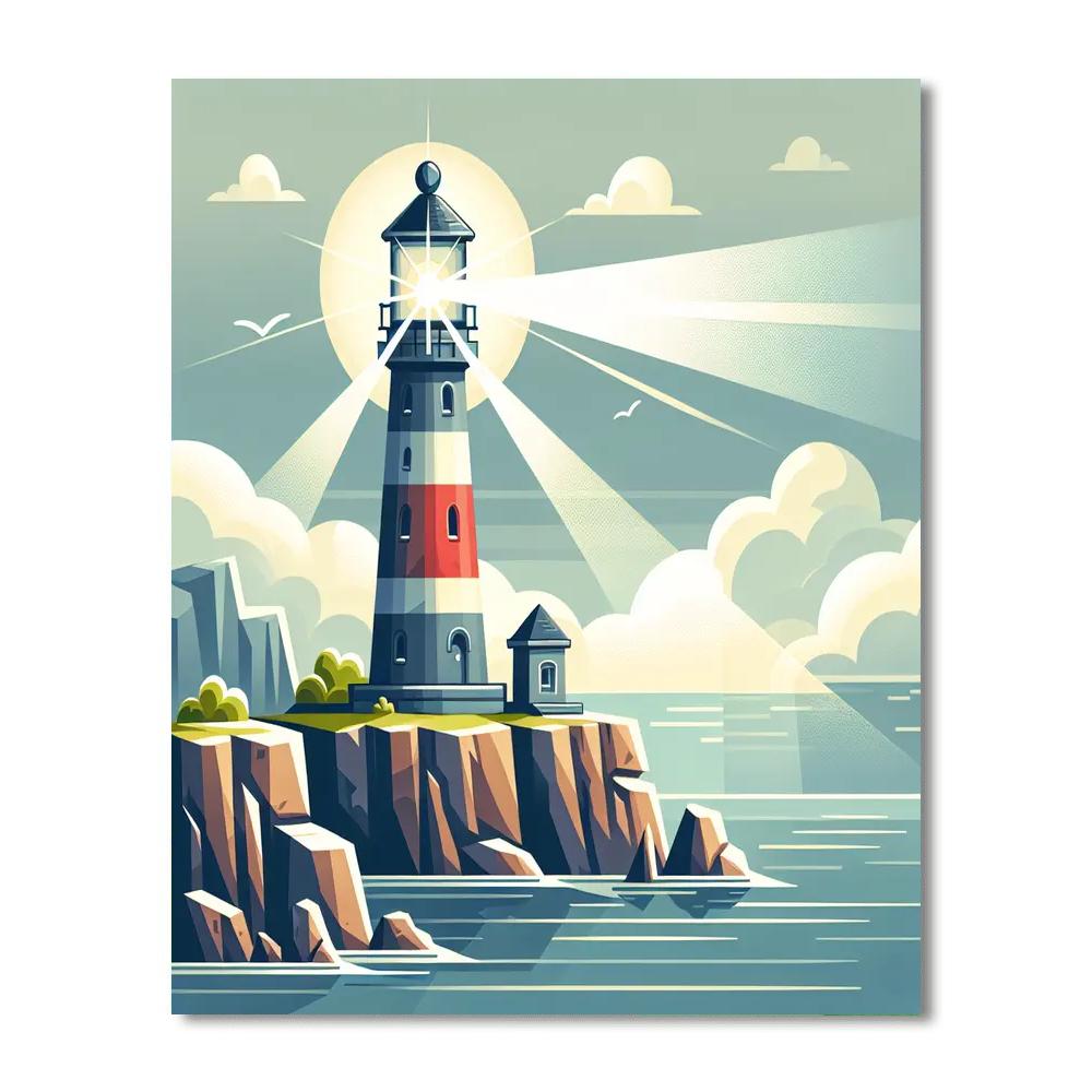 Lighthouse Keeper's Tale Number Painting
