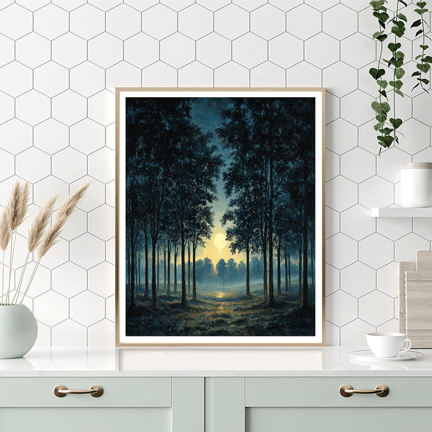 Friedrich Inspired Mystical Night  Numbered Painting Kits