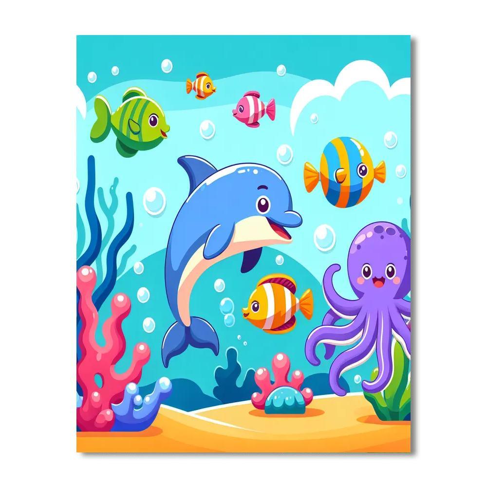 Magical Ocean Expedition Paint By Number