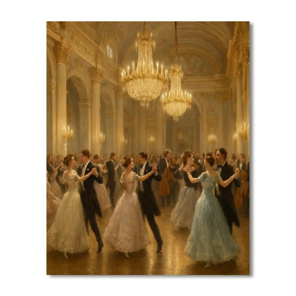 Waltz Dance Festival - Austria Painting Number Kit