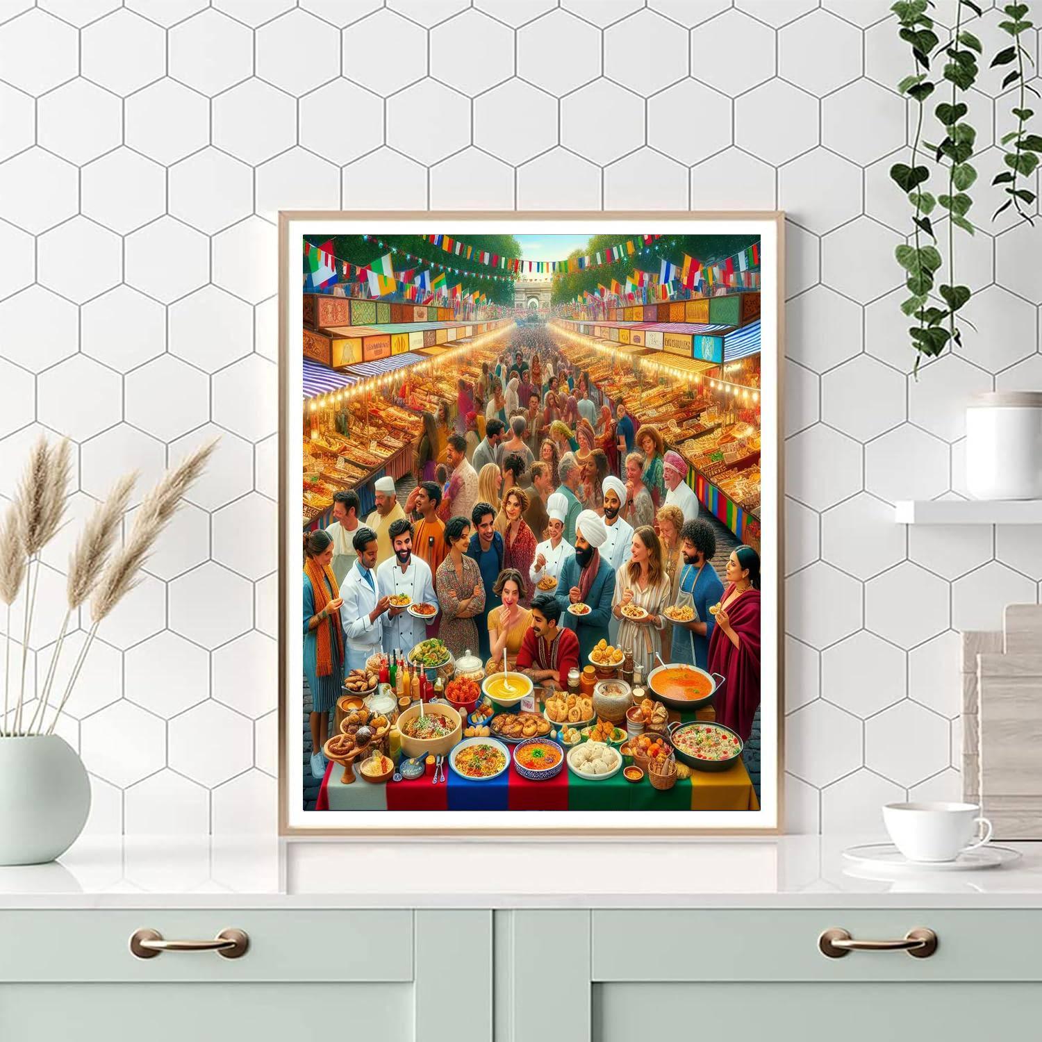 Bologna Food Festival Painting Number Kit