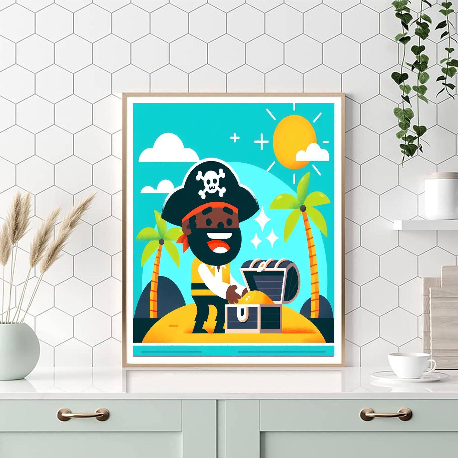 Tropical Island Treasure Paint By Numbers Kits
