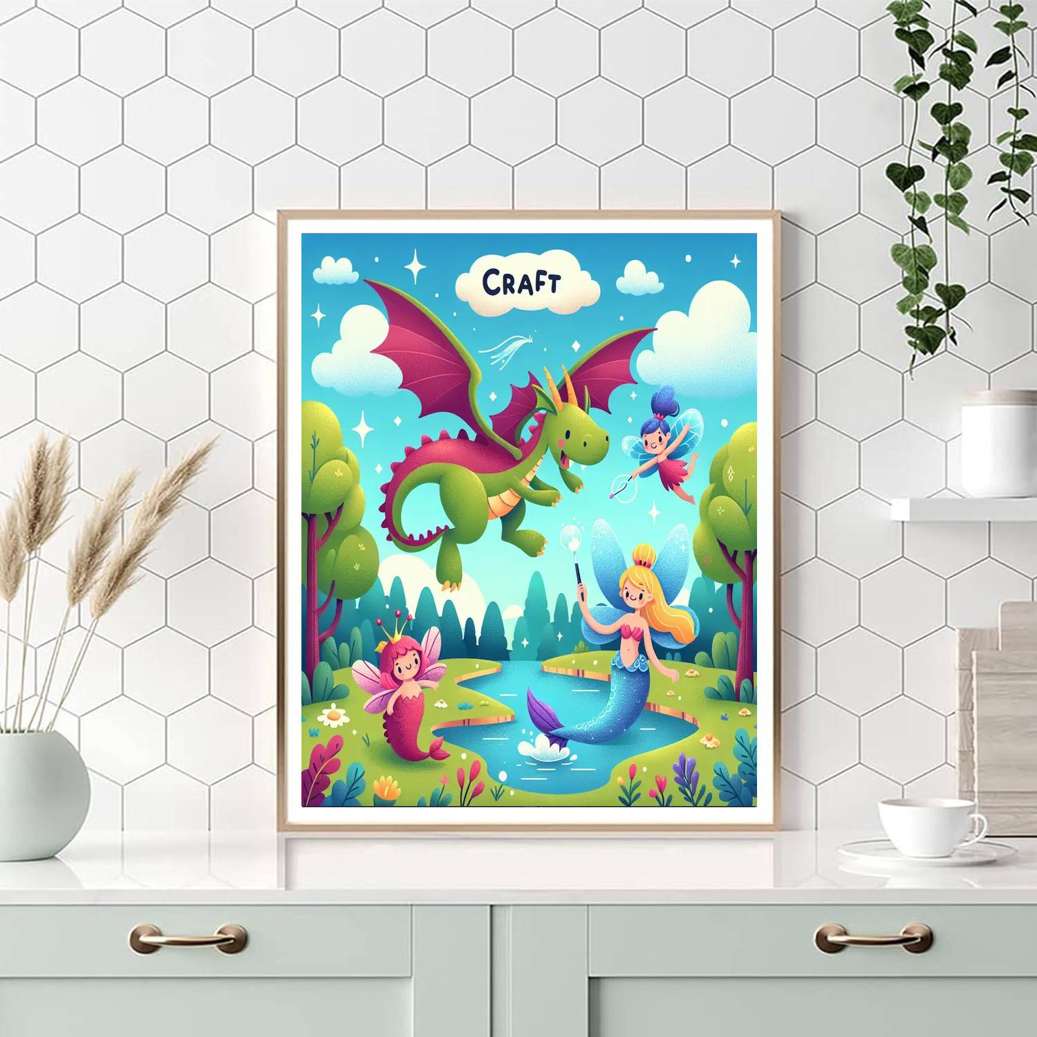 Myths And Magic DIY Paint By Numbers