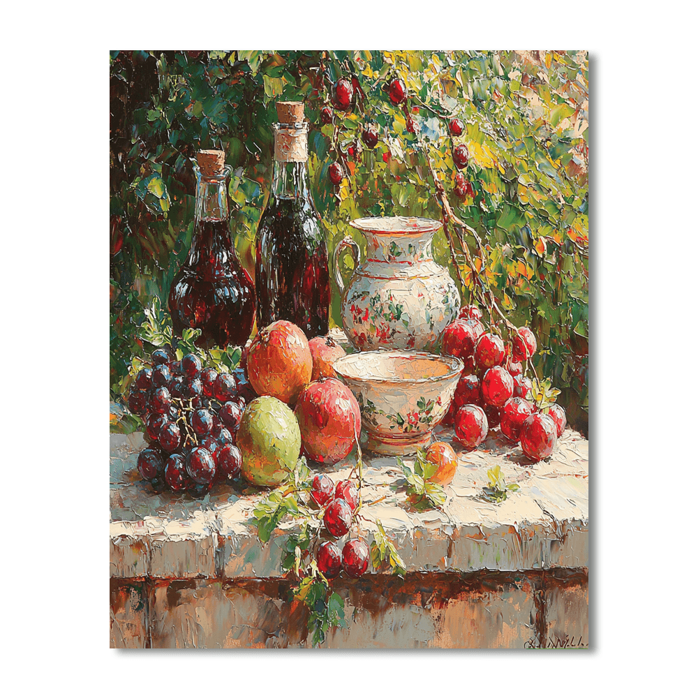 Vermeer Inspired Vintage Tranquility  DIY Paint By Numbers