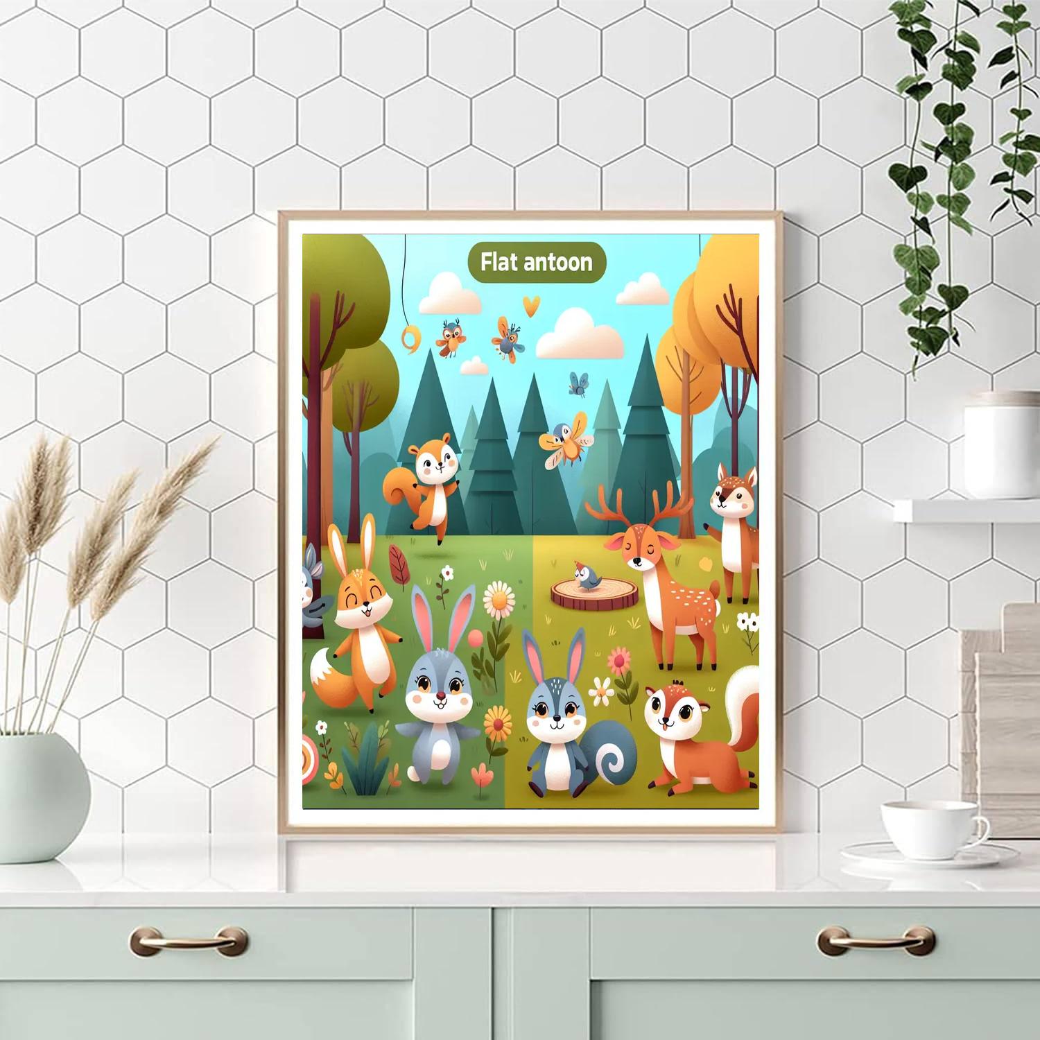 Whimsical Woodland Playtime Painting By Numbers Kit