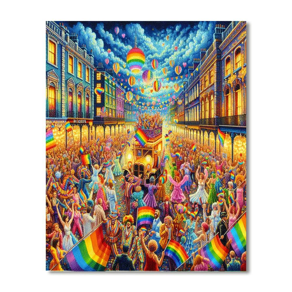 Brighton Pride - England Number Painting