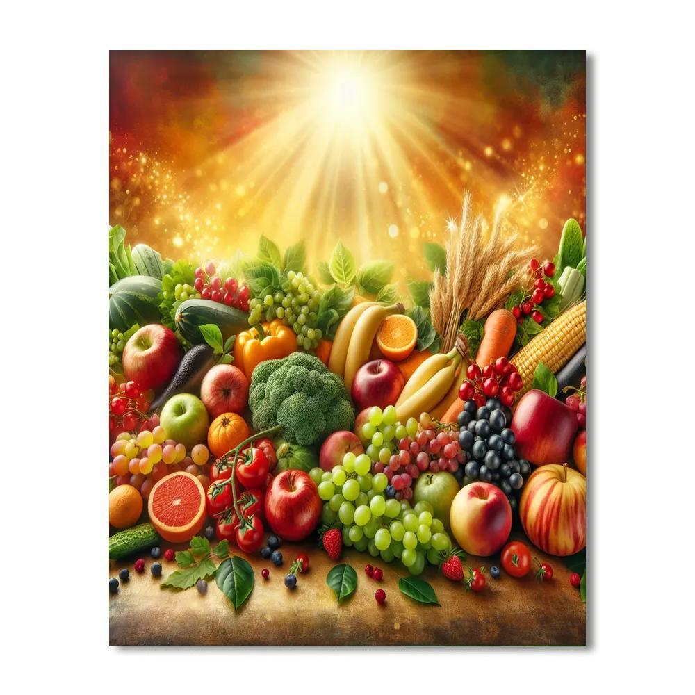 Charming Summer Harvest Paint By Numbers