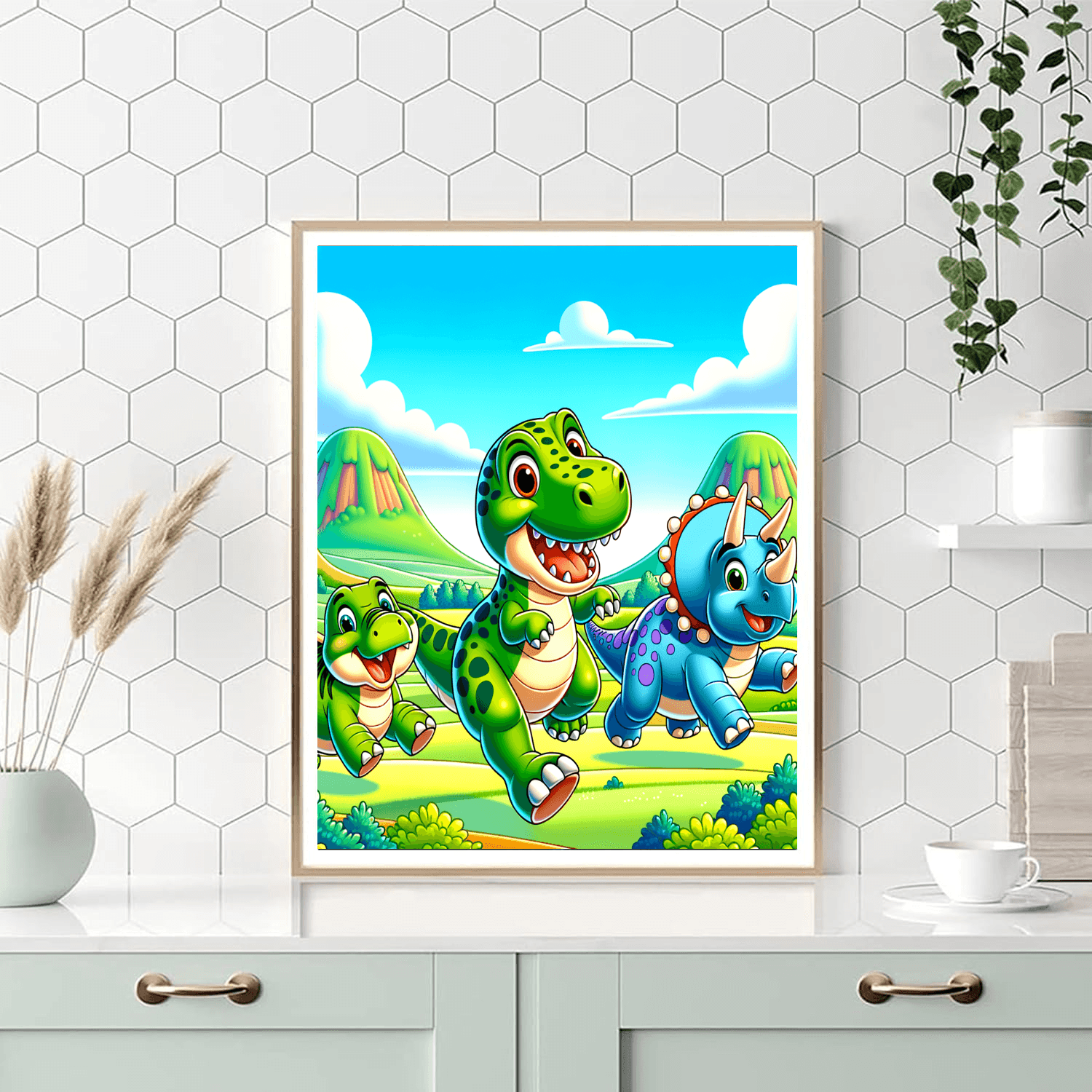 Dashing Dino Dash Paint By Color