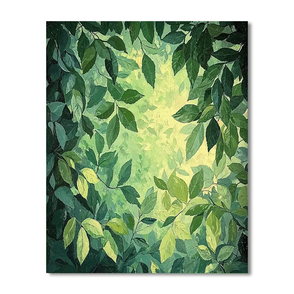 Edgar Degas Inspired A Symphony Of Leaves  Paint By Color