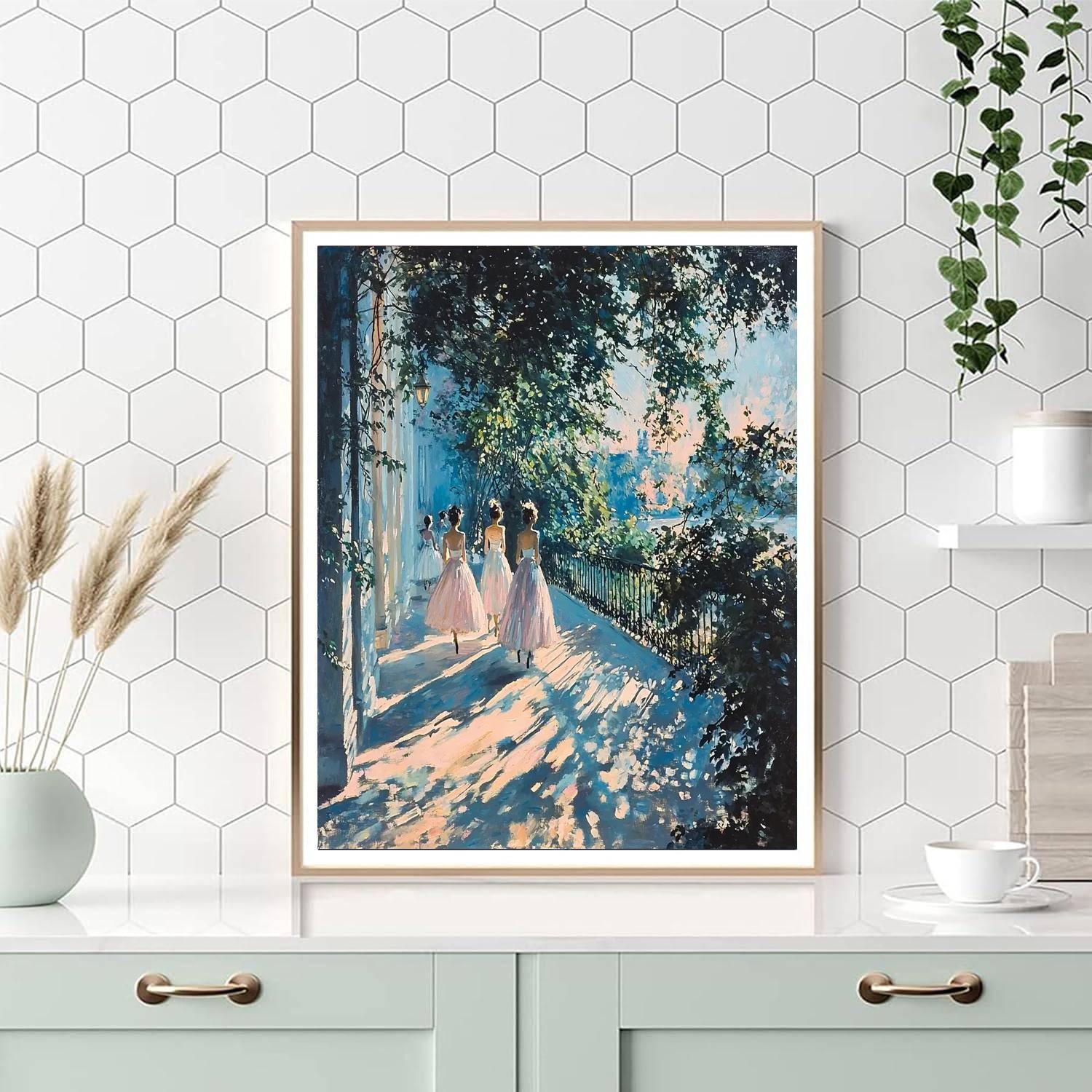 Edgar Degas Inspired Dance Of Shadows  Paint By Numbers Kits