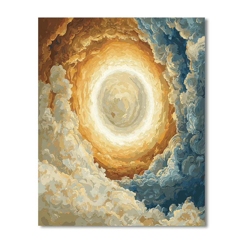 Michelangelo Inspired Elemental Rhythm  Painting Number Kit