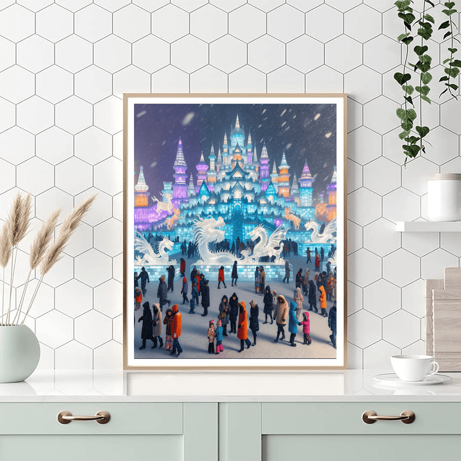 Harbin International Snow And Ice Festival - China Painting By Numbers Kit