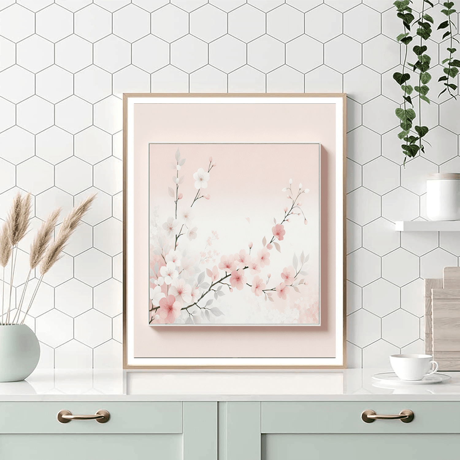 Serenity In Pink Paint By Numbers