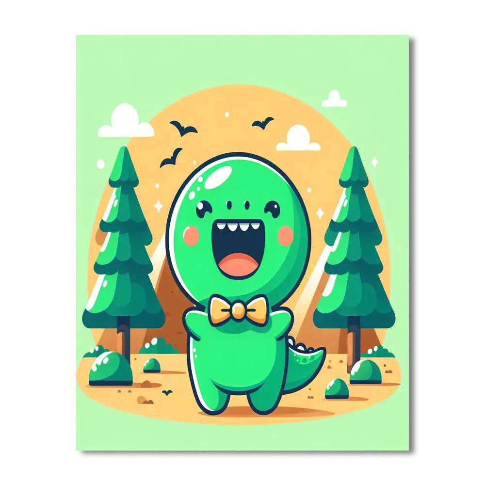 Dapper Dino Numbered Painting Kits