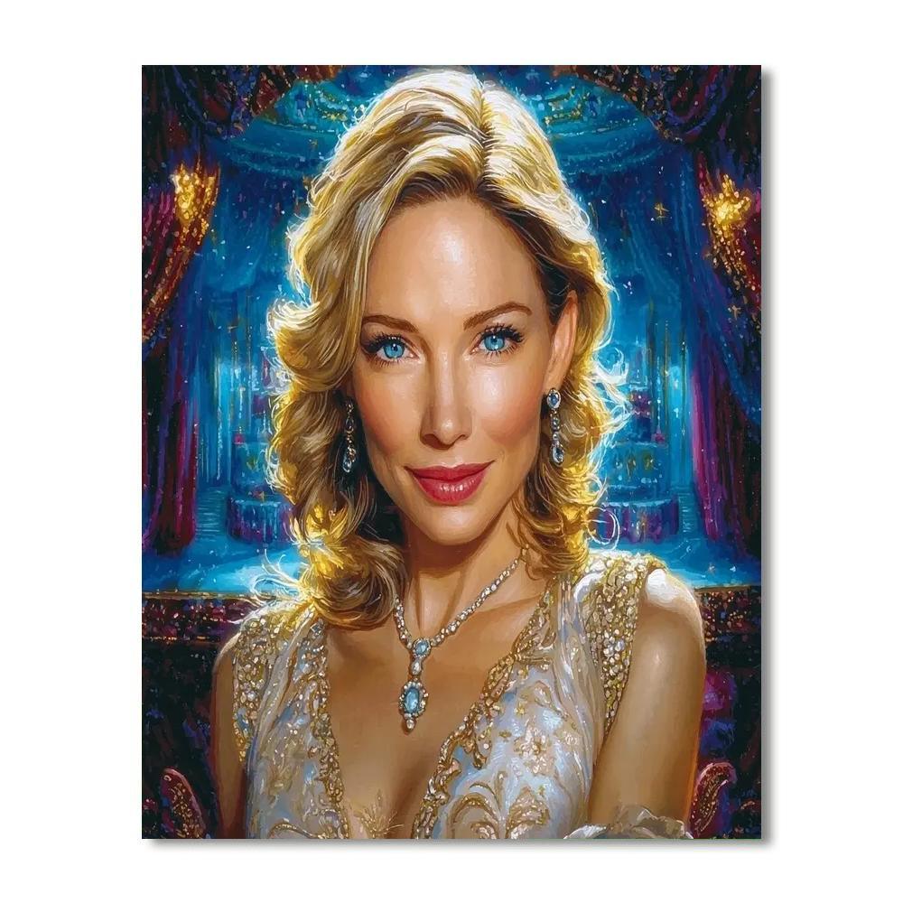 Cate Blanchett: The Enigmatic Diva Of Cinema Numbered Painting Kits