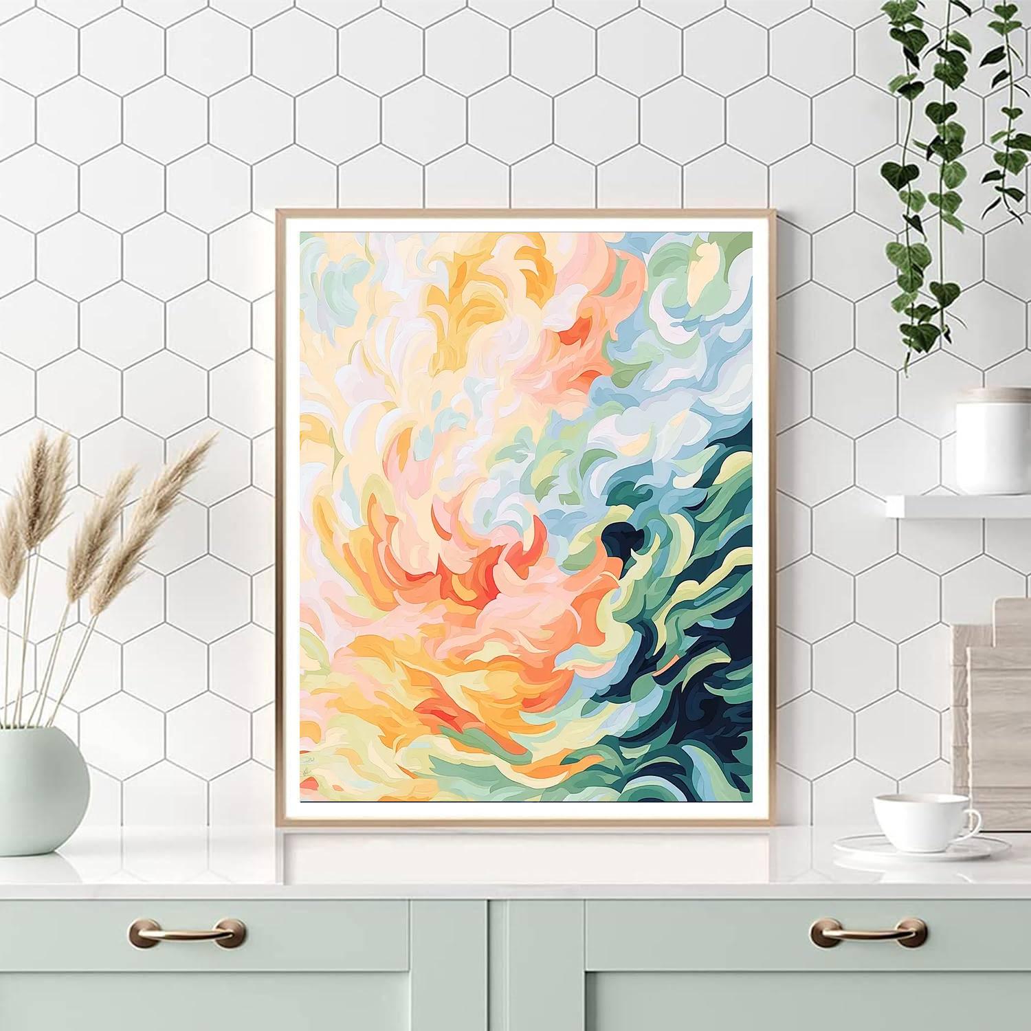 Edgar Degas Inspired Cascade Of Dreams  Paint By Number