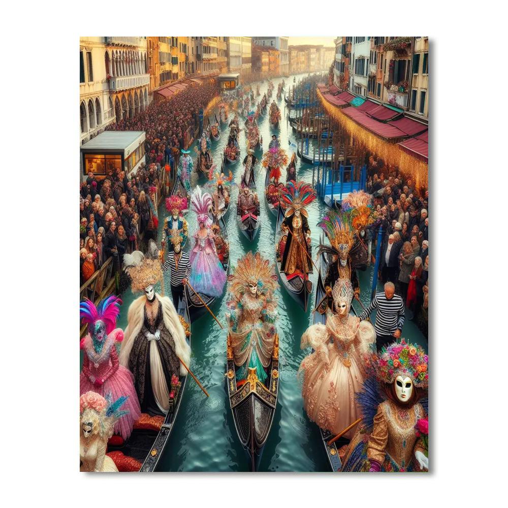 Carnival - Venice - Italy Paint By Numbers Kits