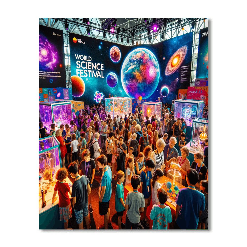 The World Science Festival - Australia DIY Paint By Numbers