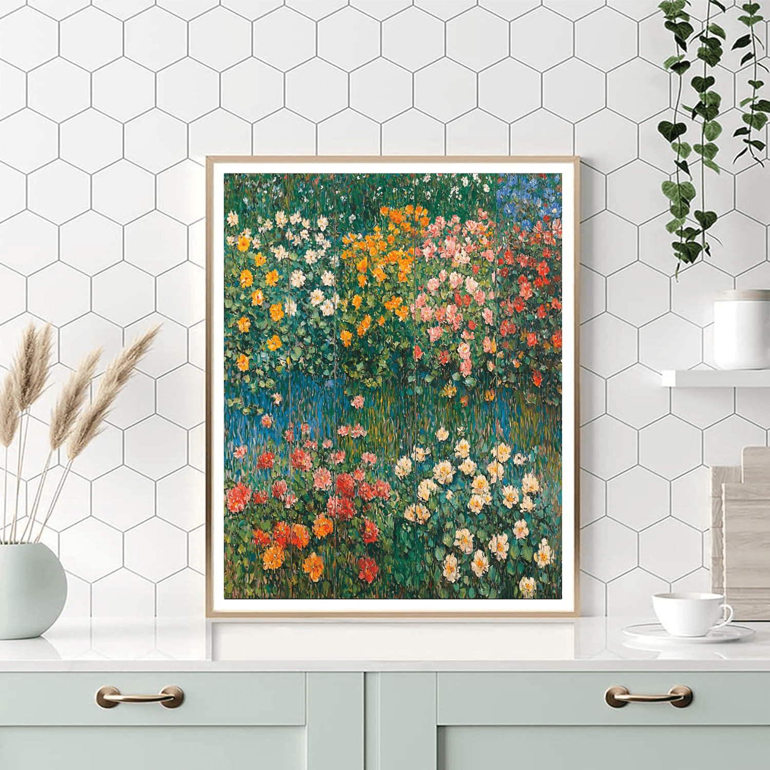 Claude Monet Inspired Serenade Of Seasons  Paint By Numbers Art