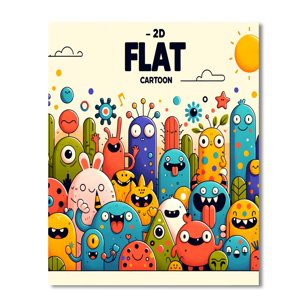 Cheerful Monster Mash Paint By Color