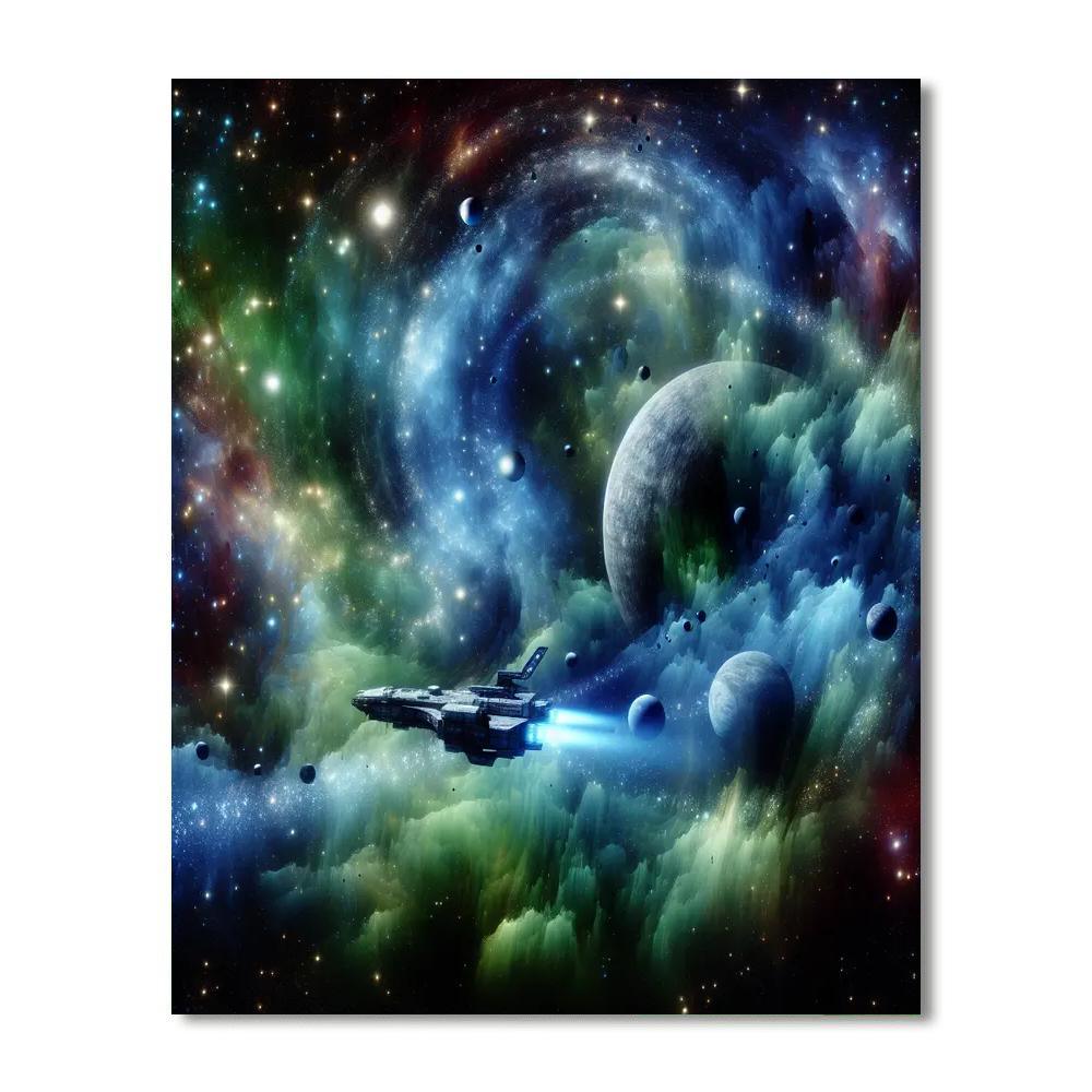 Galactic Discovery Journey Painting By Numbers Kit