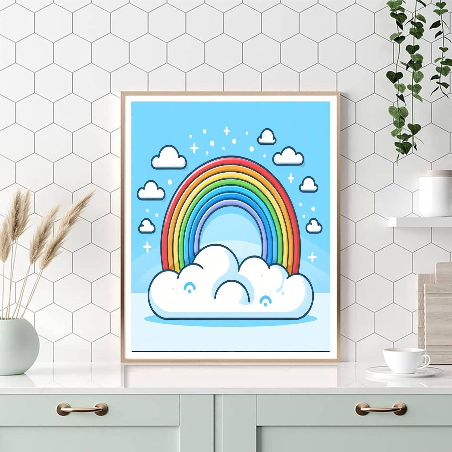 Dreamy Rainbow Paint By Number