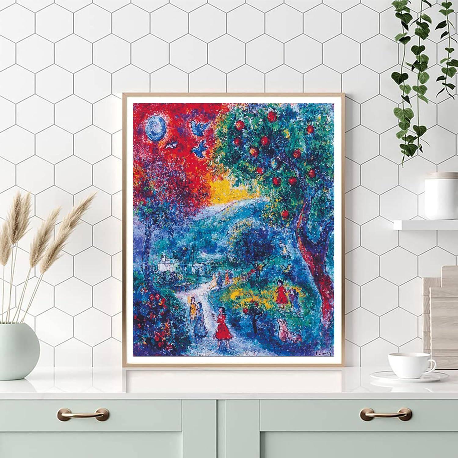 Marc Chagall Inspired Whimsical Friends  Paint By Numbers