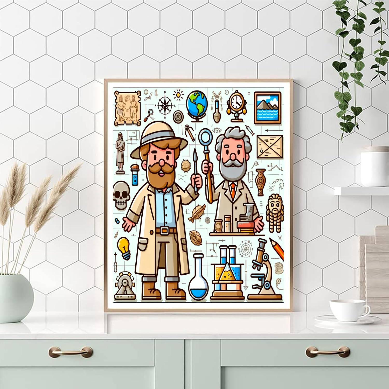Historical Heroes Quest Numbered Painting Kits
