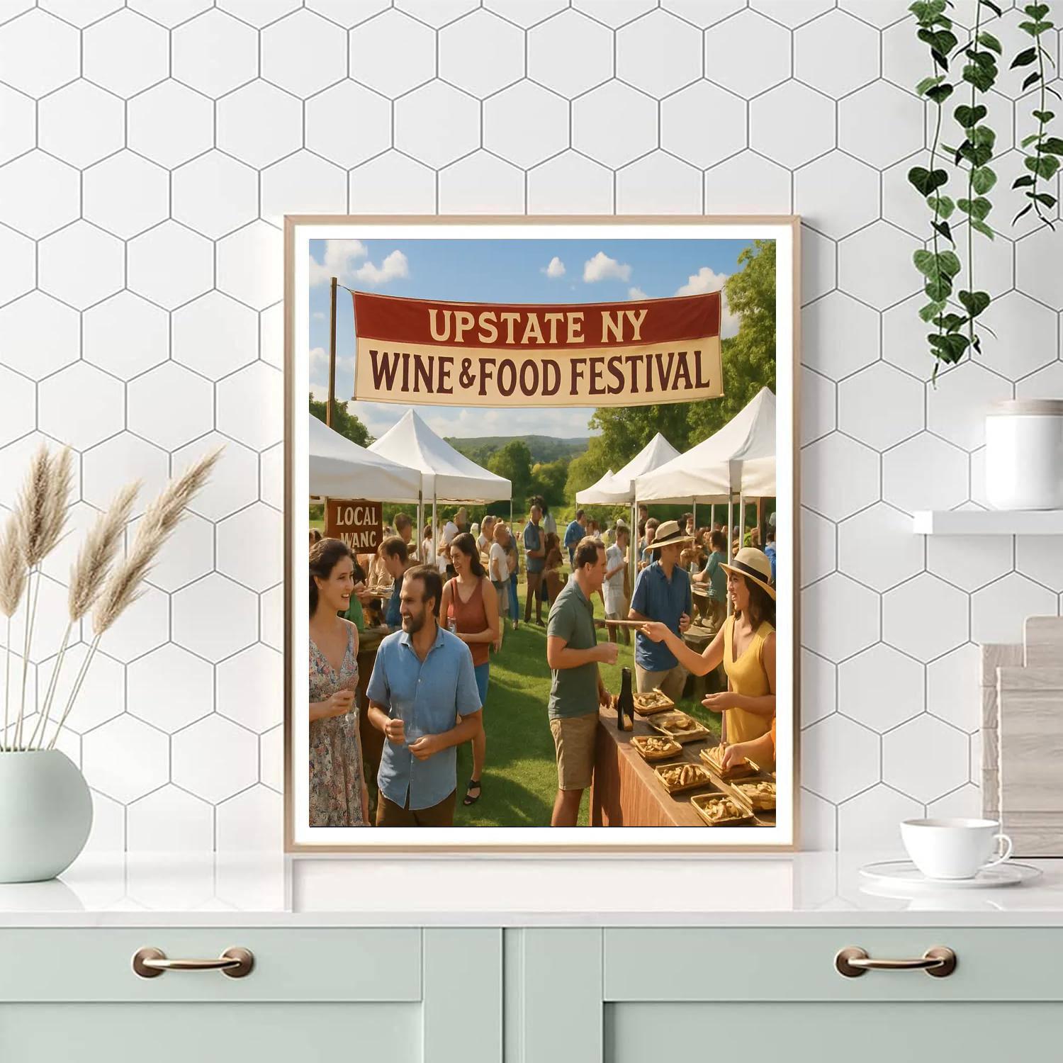 Upstate Ny Wine And Food Festival Numbered Painting Kits