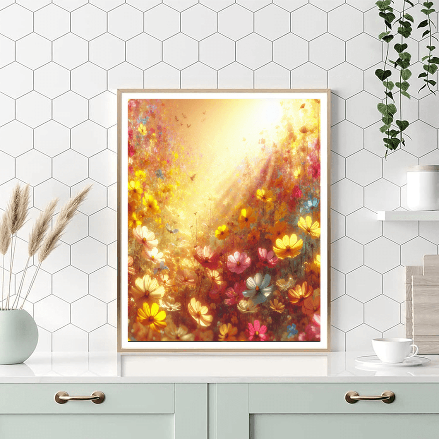 Radiant Summer Fields Painting By Numbers Kit