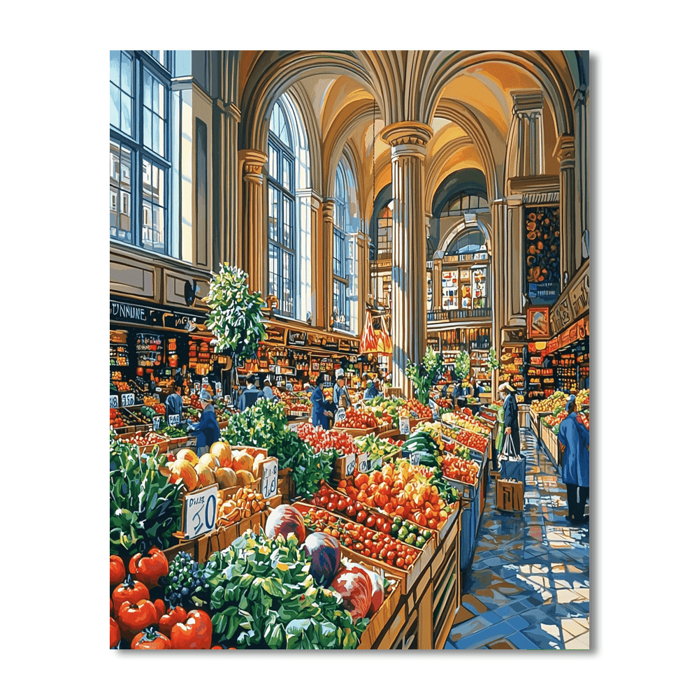 Rijeka City Market DIY Paint By Numbers