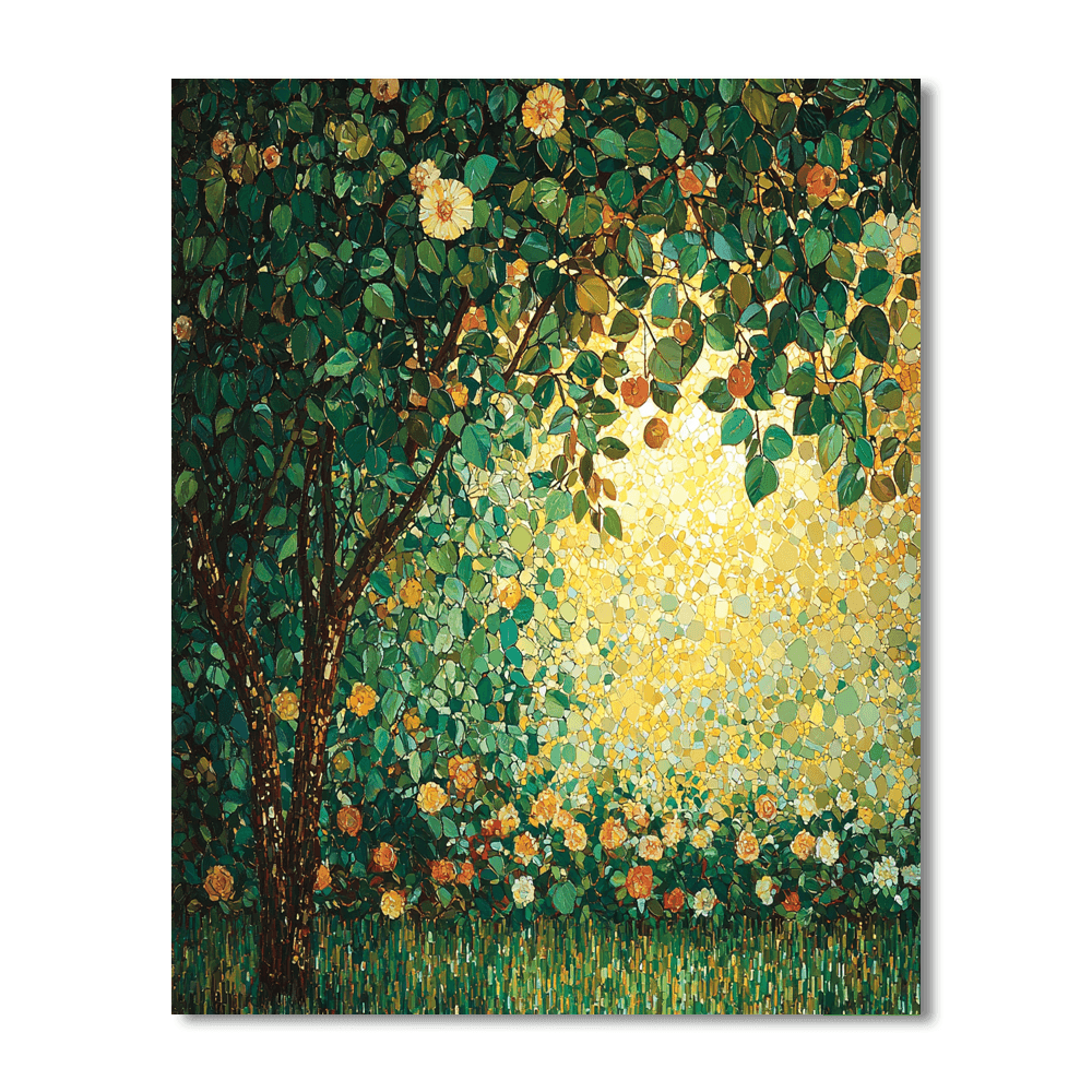 Gustav Klimt Inspired Dance Of Light  Paint By Numbers Art