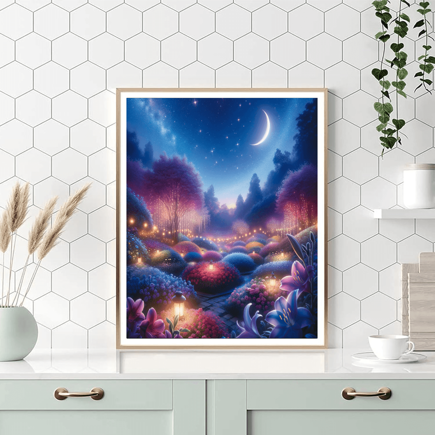 Mystical Night Garden Paint By Color
