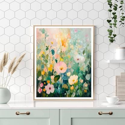 Nandalal Bose Inspired Garden Of Thoughts  Painting Number Kit