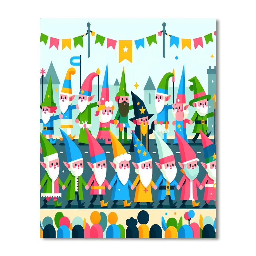 Enchanted Kingdom Parade Paint By Number