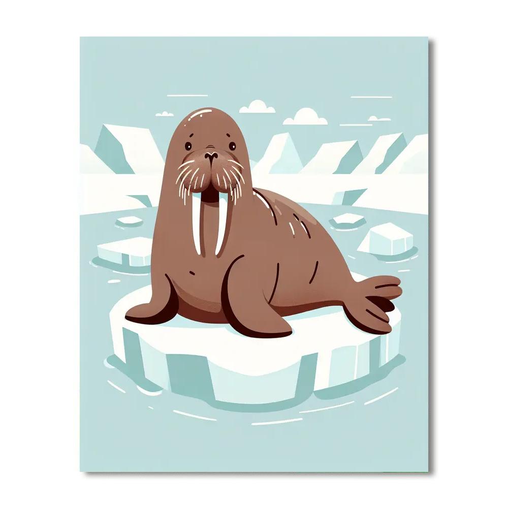Wondrous Walrus Paint By Number