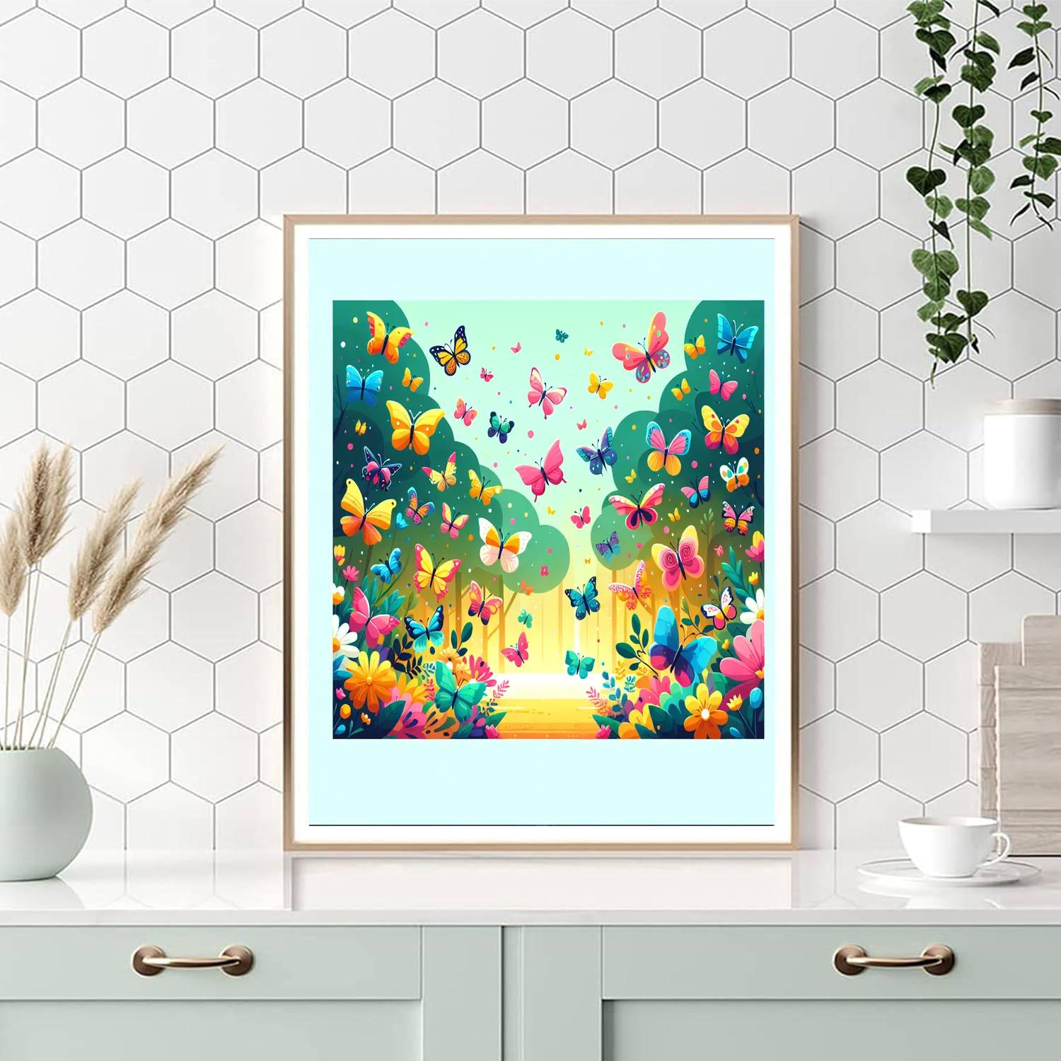 Enchanted Butterfly Kingdom Paint By Color