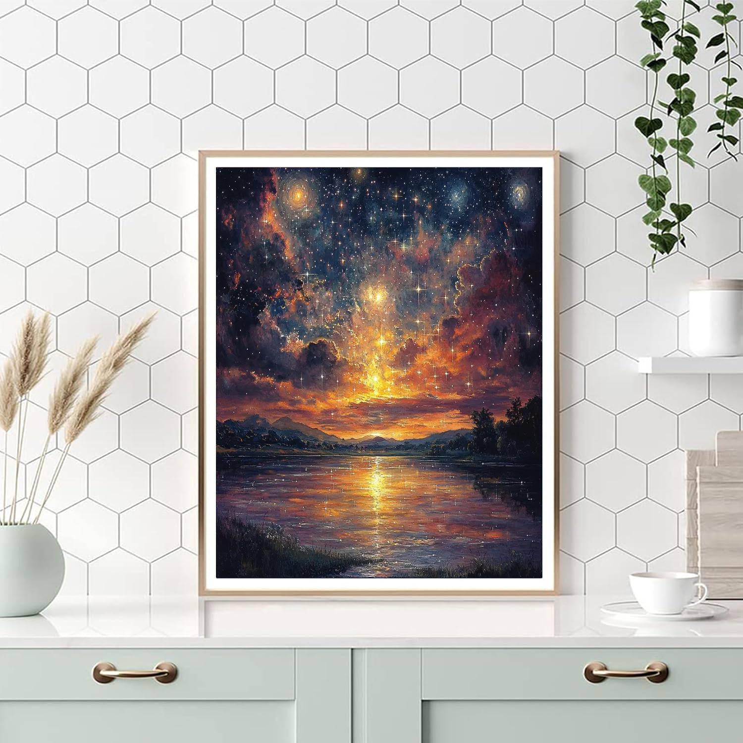 J.M.W. Turner Inspired Turner's Celestial Symphony  Numbered Painting Kits