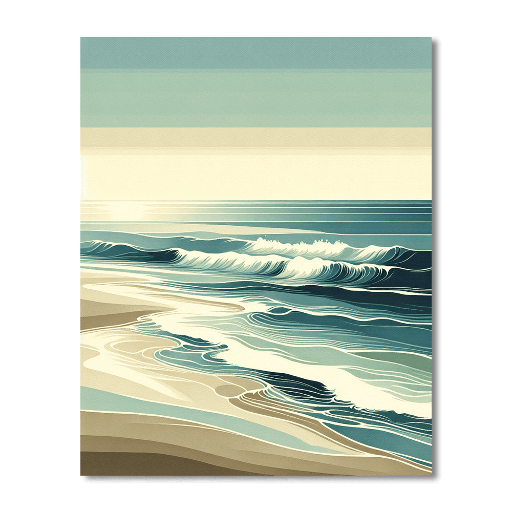 Tidal Melody Painting By Numbers Kit