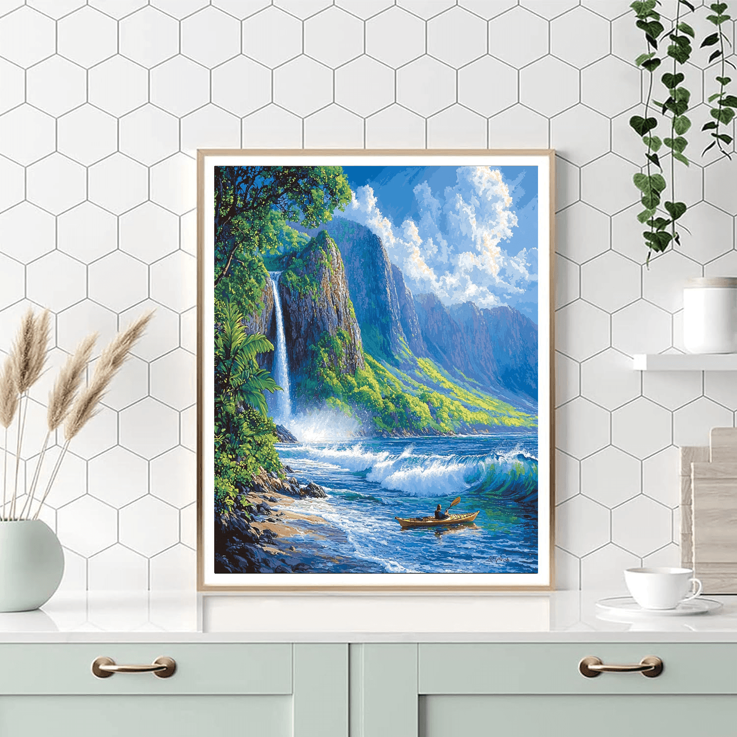 Kauai's Napali Coast Painting Number Kit