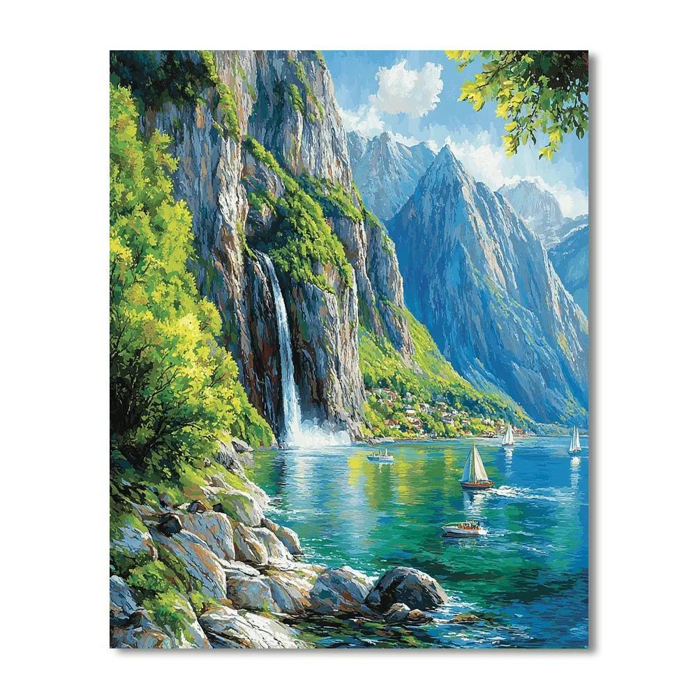 Fjords Of Norway - Norway Paint By Number
