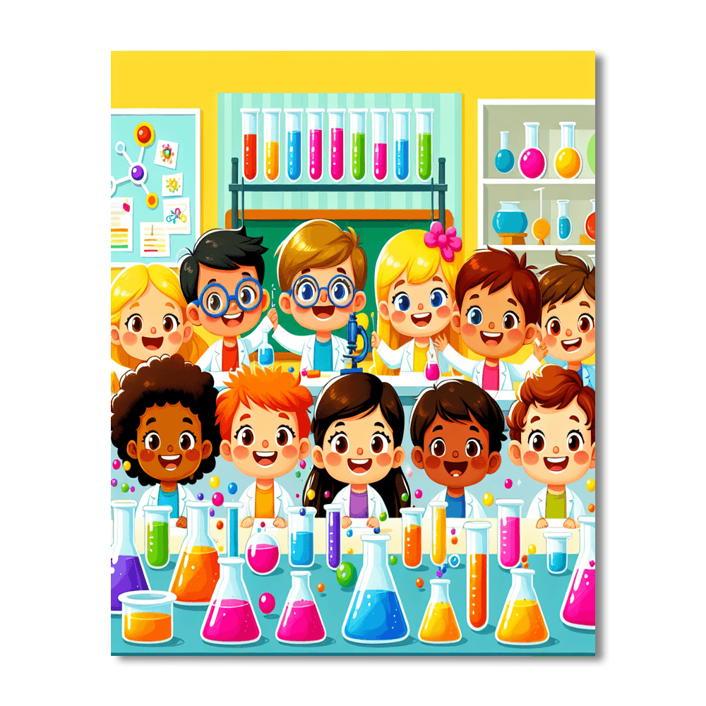 Creative Scientists Paint By Numbers Art