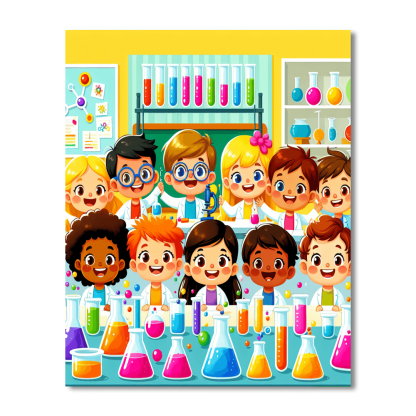 Creative Scientists Paint By Numbers Art