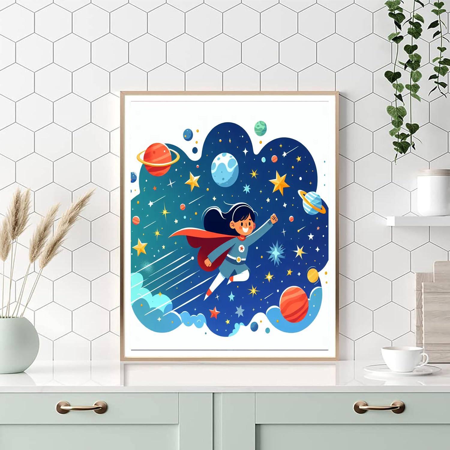 Heroic Superhero Mission Numbered Painting Kits