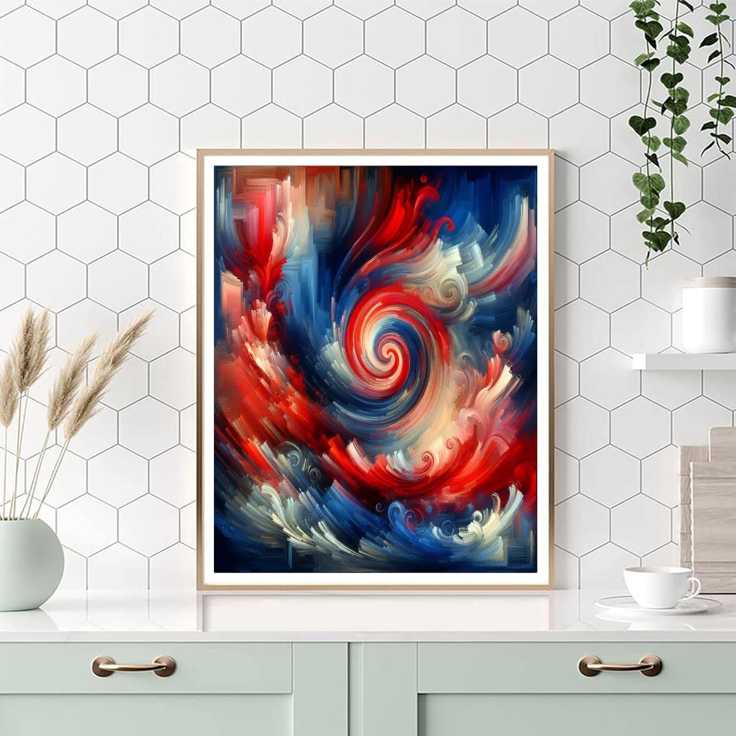 Modern Abstract Rhythm Paint By Numbers