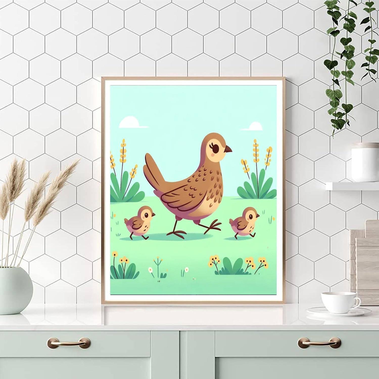 Quiet Quail Numbered Painting Kits