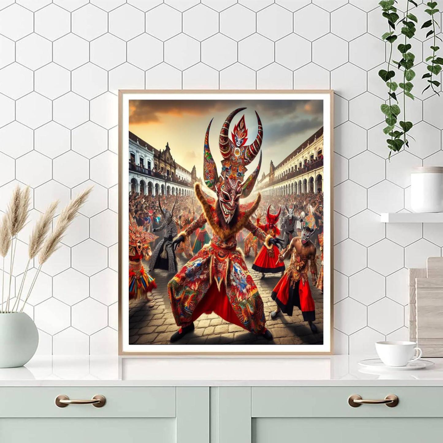 Diablos Danzantes - Yare, Venezuela Paint By Numbers Kits