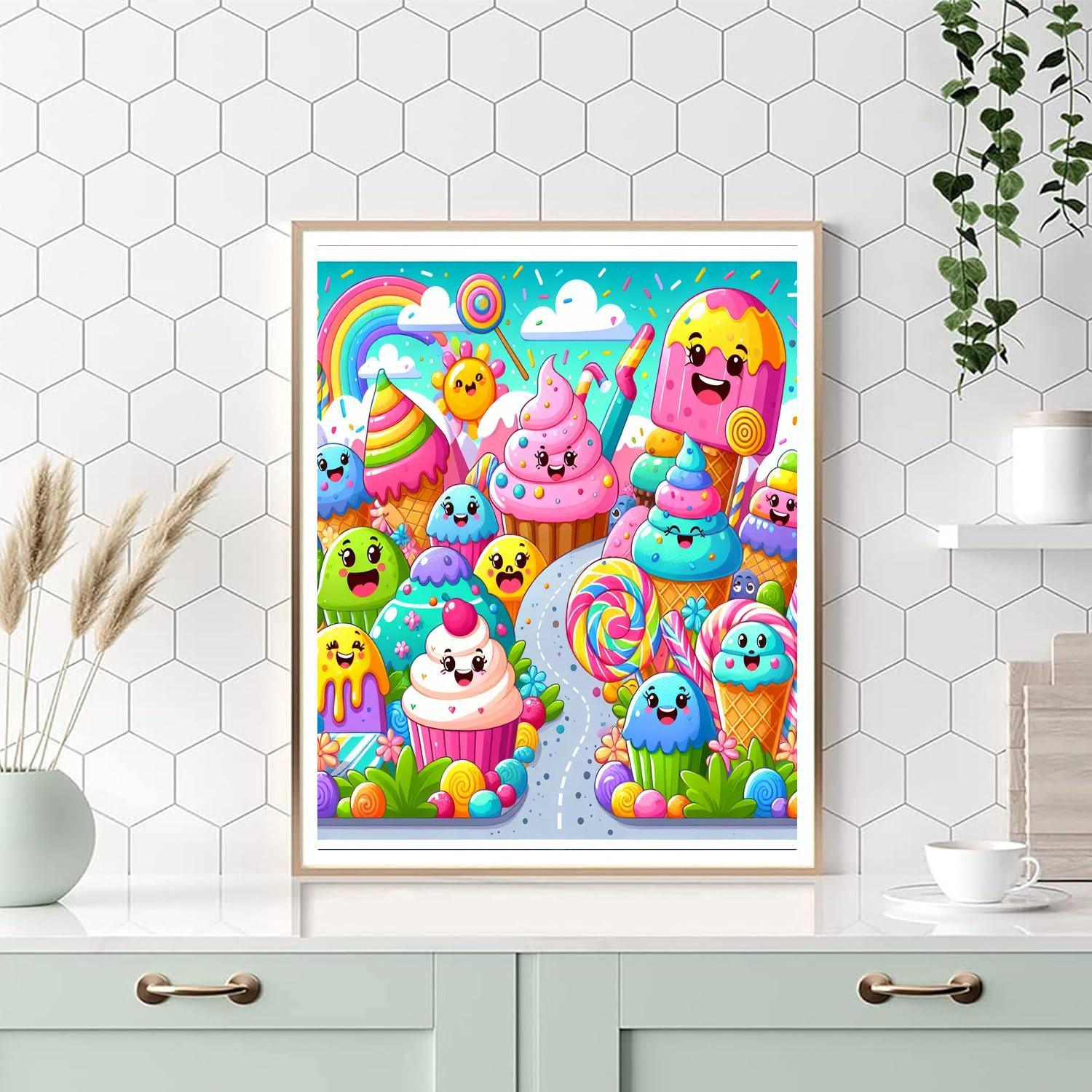 Delightful Dessert Land Paint By Number