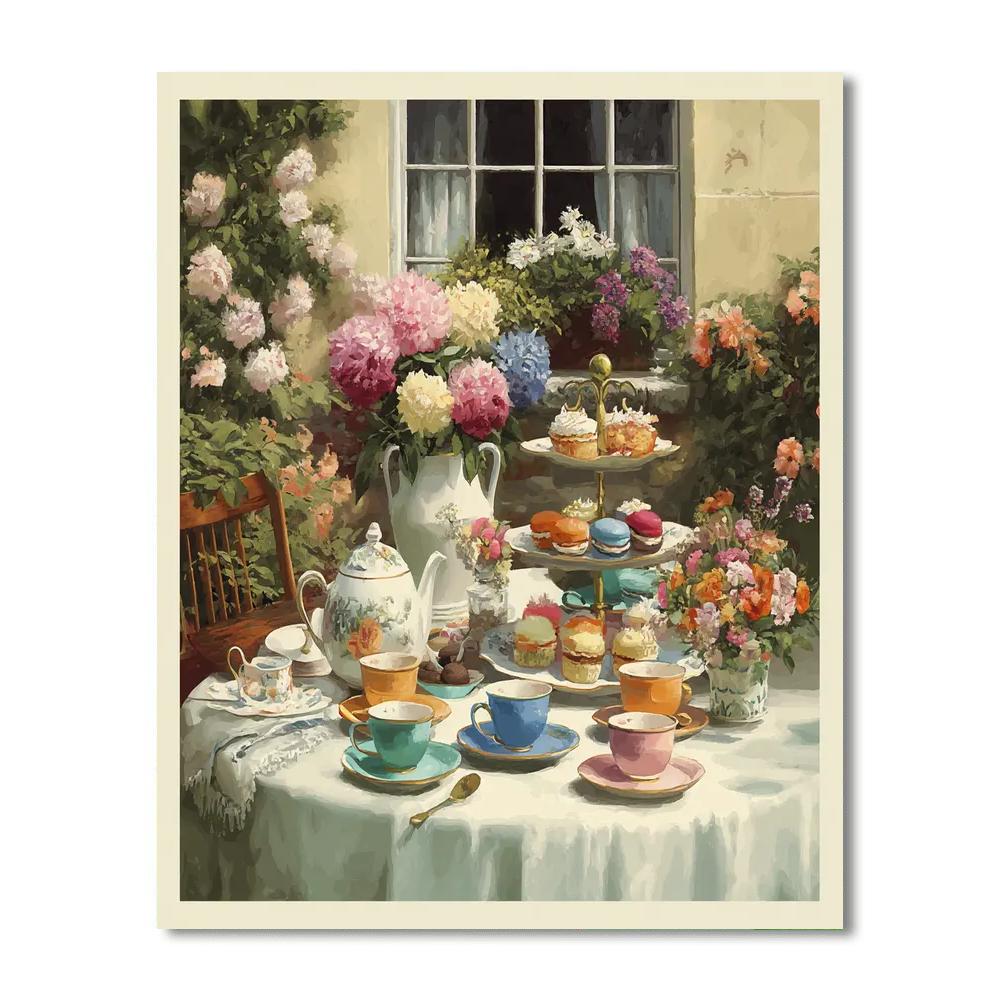 The Tea Party Paint By Numbers Kits